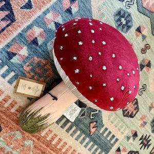 John Derian Mushroom Pillow
